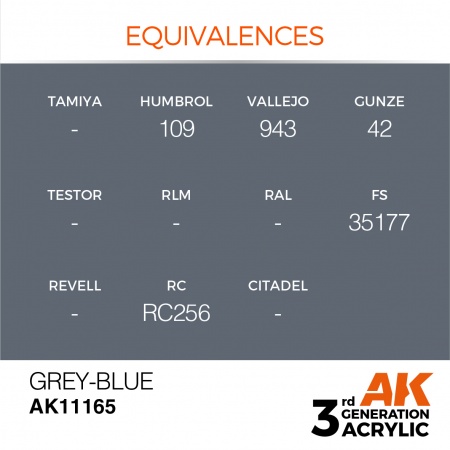AK Interactive - 3rd Gen - Grey-Blue 17ml