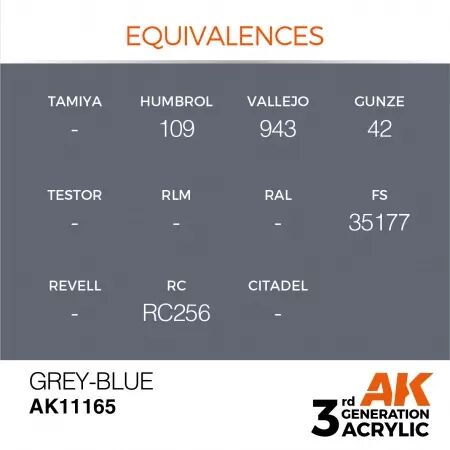AK Interactive - 3rd Gen - Grey-Blue 17ml