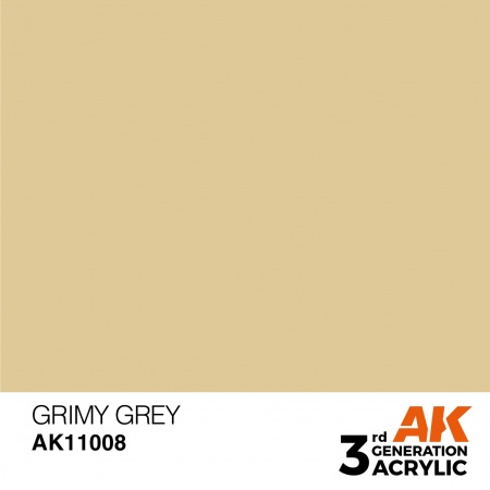 AK Interactive - 3rd Gen - Grimy Grey 17ml