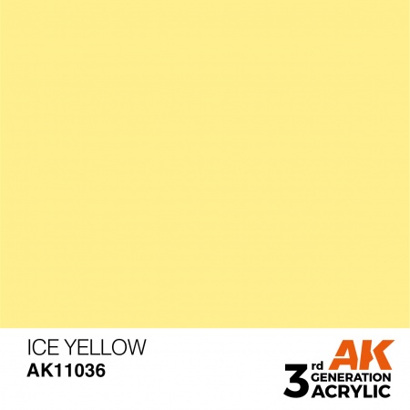 AK Interactive - 3rd Gen - Ice Yellow 17ml