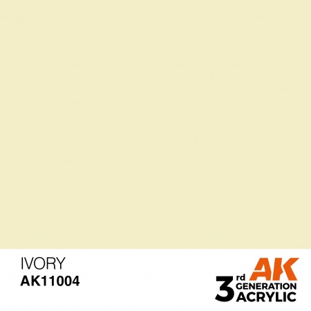 AK Interactive - 3rd Gen - Ivory 17ml