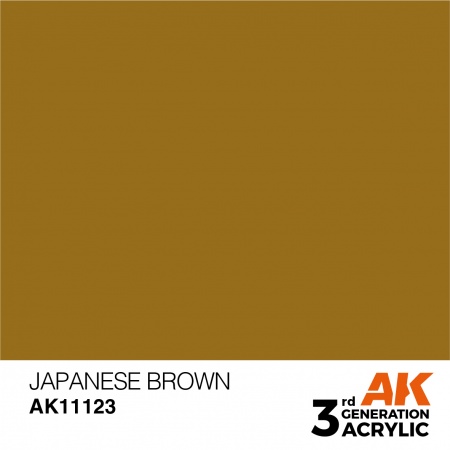 AK Interactive - 3rd Gen - Japanese Brown 17ml