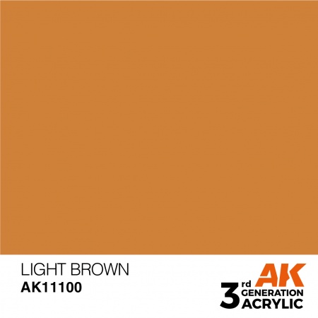 AK Interactive - 3rd Gen - Light Brown 17ml