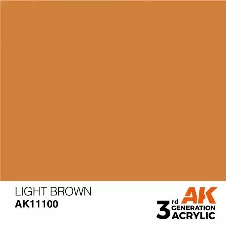 AK Interactive - 3rd Gen - Light Brown 17ml