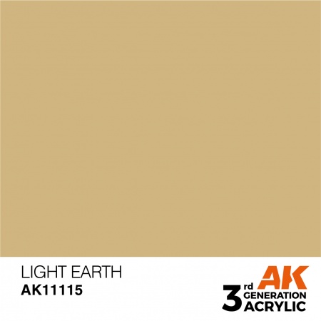 AK Interactive - 3rd Gen - Light Earth 17ml