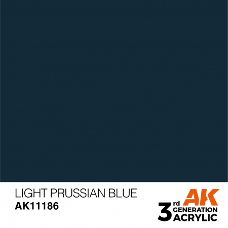 AK Interactive - 3rd Gen - Light Prussian Blue 17ml