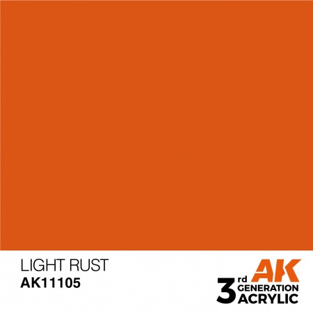 AK Interactive - 3rd Gen - Light Rust 17ml