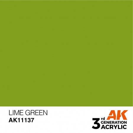 AK Interactive - 3rd Gen - Lime Green 17ml