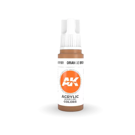 AK Interactive - 3rd Gen - Orange Brown 17ml