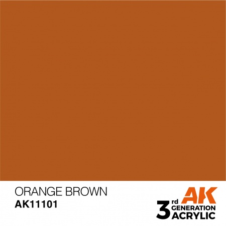 AK Interactive - 3rd Gen - Orange Brown 17ml