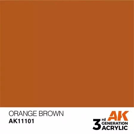 AK Interactive - 3rd Gen - Orange Brown 17ml