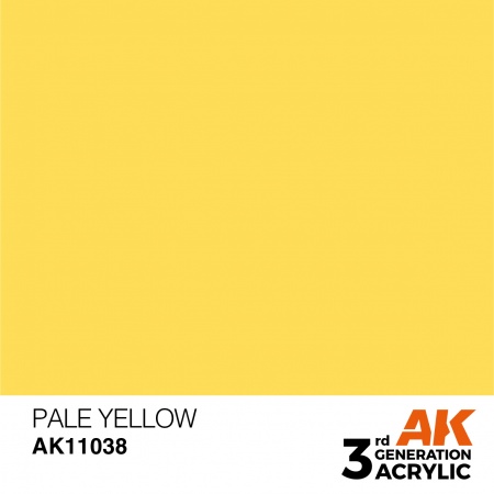 AK Interactive - 3rd Gen - Pale Yellow 17ml