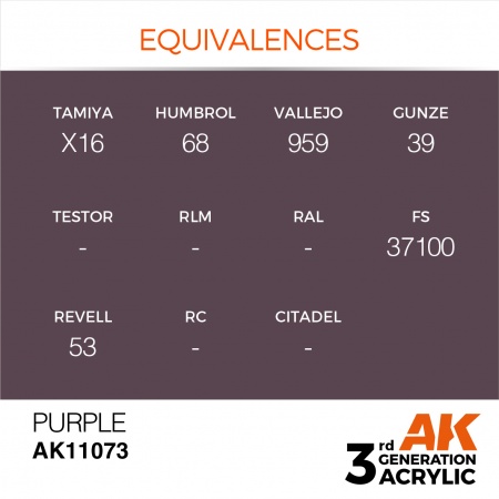 AK Interactive - 3rd Gen - Purple 17ml