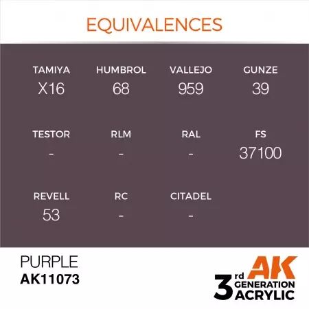 AK Interactive - 3rd Gen - Purple 17ml
