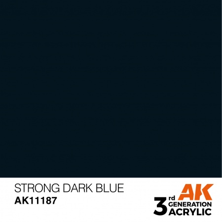 AK Interactive - 3rd Gen - Strong Dark Blue 17ml