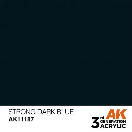 AK Interactive - 3rd Gen - Strong Dark Blue 17ml