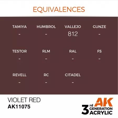 AK Interactive - 3rd Gen - Violet Red 17ml