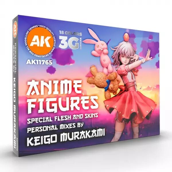 Ak Interactive - 3Rd Gen Set - Signature Set Keigo Murakami ANIME FIGURES PAINT SET 