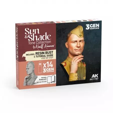 Ak Interactive - 3Rd Gen Set - Sun & Shade Tone Collection by Kirill Kanaev