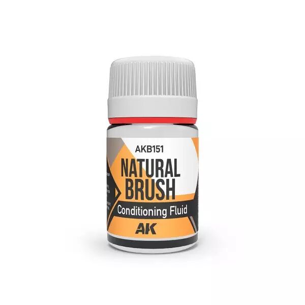 Ak Interactive - Auxiliaires - Natural Brush Conditioning Fluid 35ml