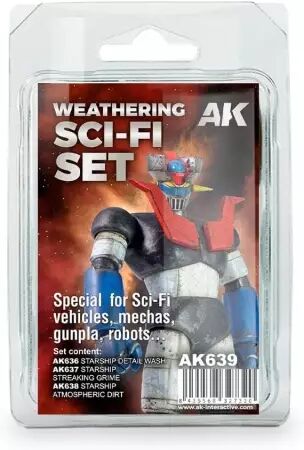 Ak Interactive - Auxiliaires - Weathering Sci Fi Set
