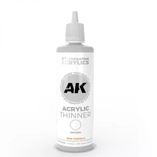 Ak Interactive - Auxiliaires 3rd GEN - Thinner 100 Ml