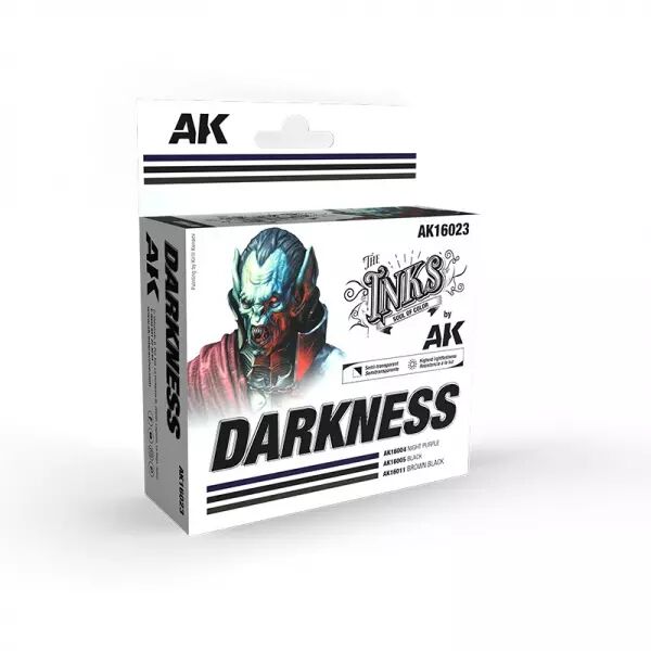 Ak Interactive - Ink set - Darkness