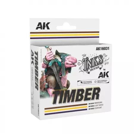 Ak Interactive - Ink set - Timber