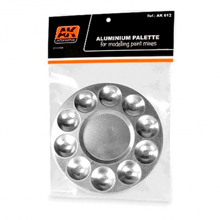 Ak Interactive - Outils - Palette Aluminium 10 Trous