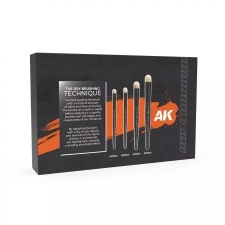 Ak Interactive - Pinceau - Dry Brushes Set 