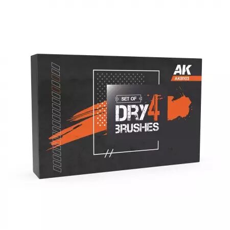 Ak Interactive - Pinceau - Dry Brushes Set 