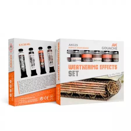 Ak Interactive - Weathering Effect Set - 6x 20ml