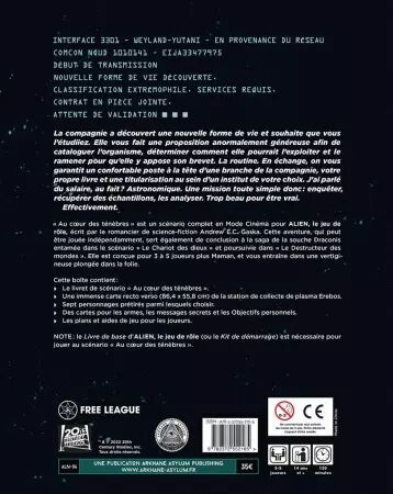 Alien, le Jeu de Rôle : Au Cur des Ténèbres