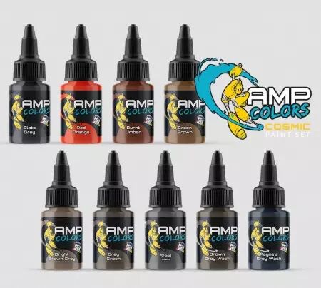 AMP Colors Cosmic Paint Set #2 - Pro Acryl - Monument Hobbies