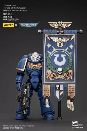 Ancient Posca  20 cm - Ultramarines Heroes of the Chapter  - Warhammer 40k figurine 1/18 - Joytoy