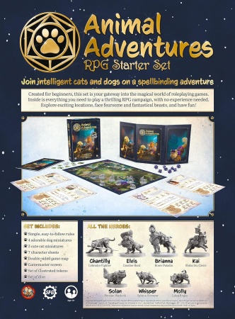 Animal Adventures: Starter Set - Jeu de rôle - Anglais