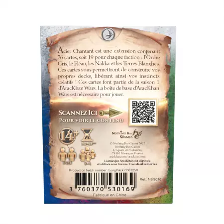 Arackhan Wars Saison 1  Extension Acier Chantant