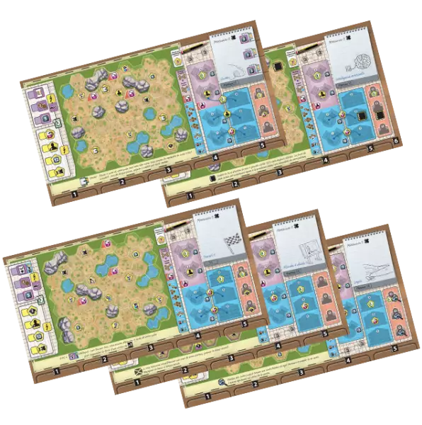 Ark Nova - Pack plateaux zoo recto/verso 2