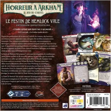 Arkham JCE :  Le Festin de Hemlock Vale (Investigateurs)