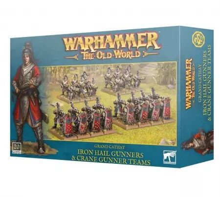 Arm&eacute;es du Grand Cathay : Fusiliers Gr&ecirc;le de Fer & &Eacute;quipes de Canon Grue (Iron Hail & Crane Gunners) - Warhammer the Old World