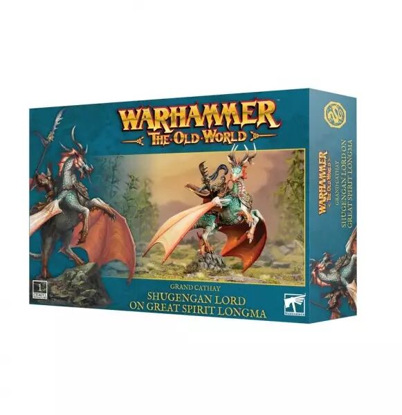 Arm�es du Grand Cathay : Seigneur Shugengan (Shugengan Lord on Great Spirit Longma) - Warhammer The Old World