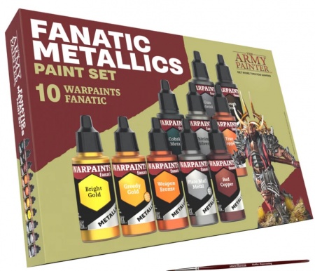 Army Painter -  Starter Peinture - Warpaints Fanatic - Metallics Set