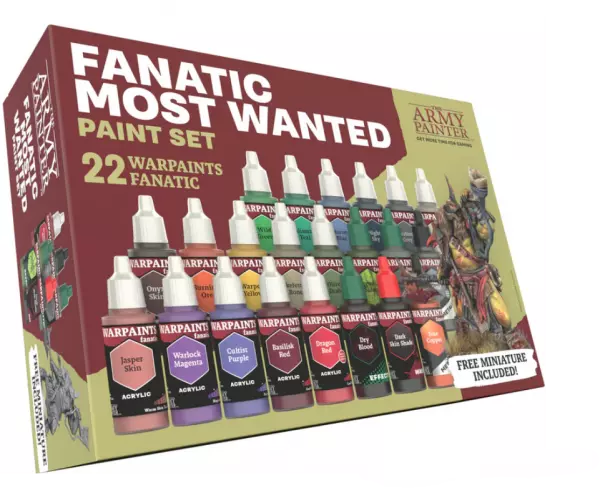 Army Painter -  Starter Peinture - Warpaints Fanatic - Most Wanted Paint Set