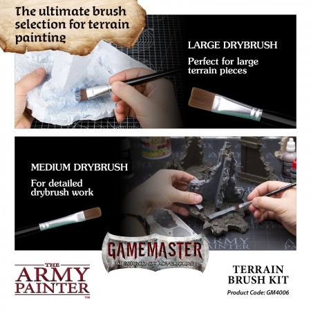 Army Painter - GameMaster : Kit de pinceaux à décors