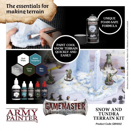 Army Painter - GameMaster : Snow & Tundra Terrain Kit