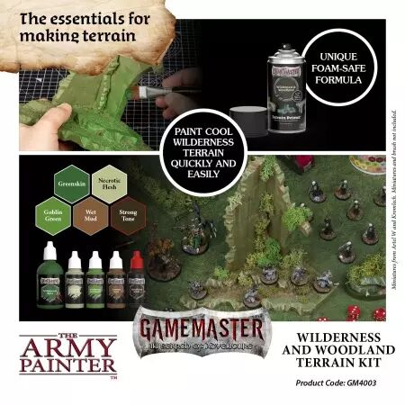 Army Painter - GameMaster : Wilderness & Woodlands Terrain Kit