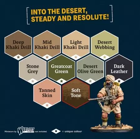 Army Painter - Paint Set -  World War II British 8th Army