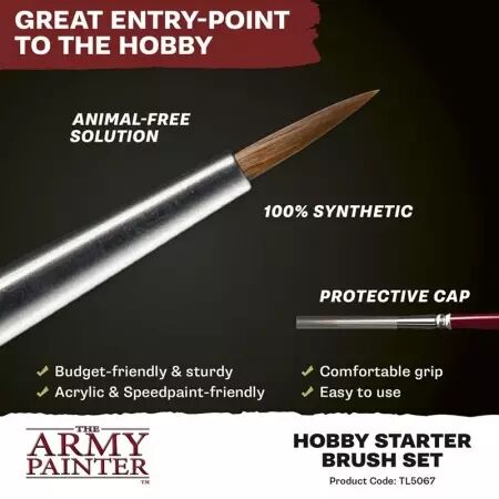 Army Painter - Pinceaux -  Hobby Starter Brush Set 2025