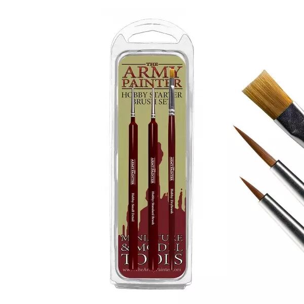 Army Painter - Pinceaux -  Hobby Starter Brush Set