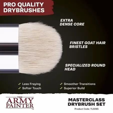 Army Painter - Pinceaux -  Masterclass : Drybrush Set 2025